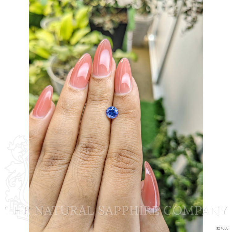 0.92 Ct. Blue Sapphire from Ceylon (Sri Lanka)