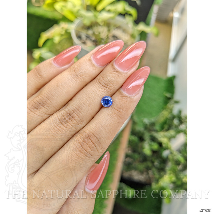 0.92 Ct. Blue Sapphire from Ceylon (Sri Lanka)
