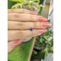 0.81 Ct. Blue Sapphire from Ceylon (Sri Lanka) Life Style