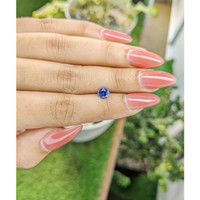 0.88 Ct. Blue Sapphire from Ceylon (Sri Lanka) Life Style