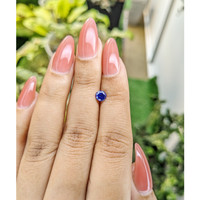 0.58 Ct. Blue Sapphire from Ceylon (Sri Lanka) Life Style
