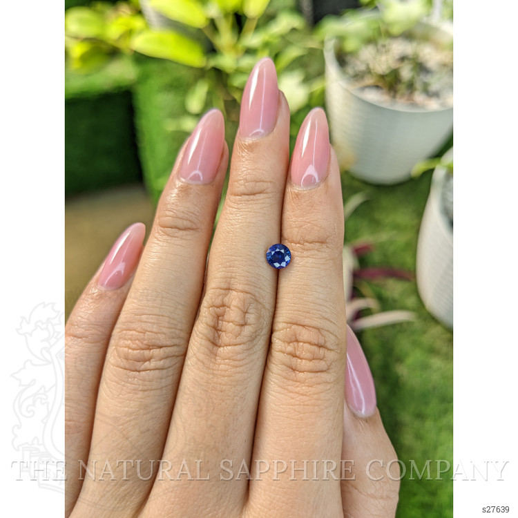 0.70 Ct. Blue Sapphire from Ceylon (Sri Lanka)