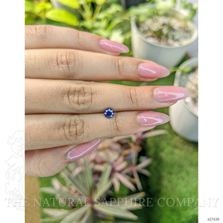 0.70 Ct. Blue Sapphire from Ceylon (Sri Lanka)