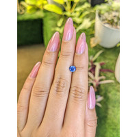 0.75 Ct. Blue Sapphire from Ceylon (Sri Lanka) Life Style