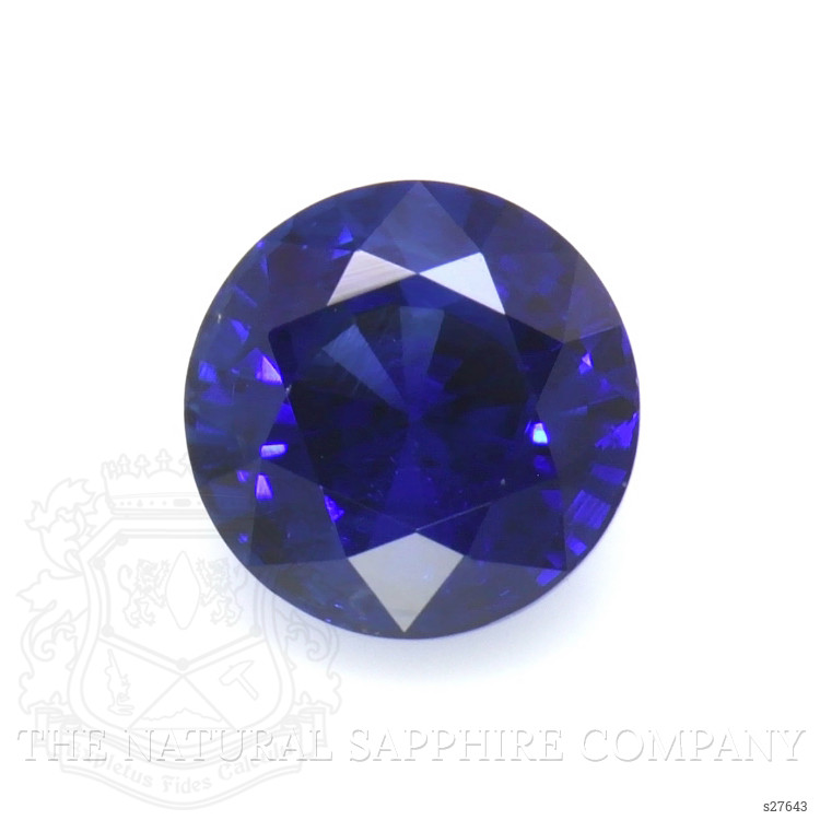 0.63 Ct. Purplish Blue Sapphire from Ceylon (Sri Lanka)