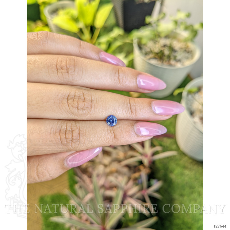0.76 Ct. Blue Sapphire from Ceylon (Sri Lanka)