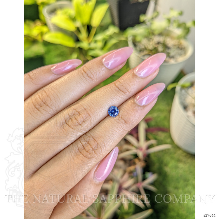 0.76 Ct. Blue Sapphire from Ceylon (Sri Lanka)