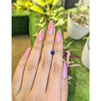 0.72 Ct. Blue Sapphire from Ceylon (Sri Lanka) Life Style