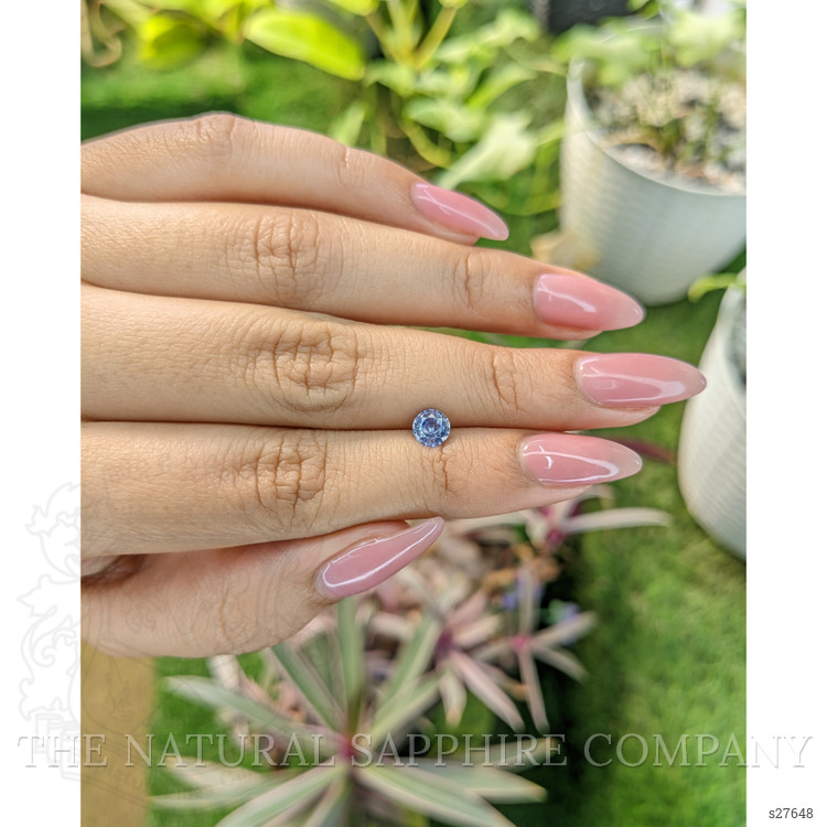 0.61 Ct. Blue Sapphire from Ceylon (Sri Lanka)