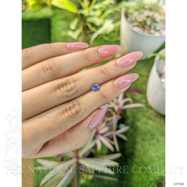 0.61 Ct. Blue Sapphire from Ceylon (Sri Lanka)