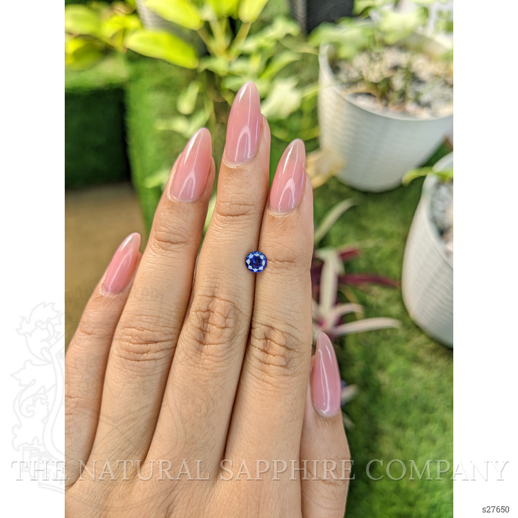 0.70 Ct. Blue Sapphire from Ceylon (Sri Lanka)