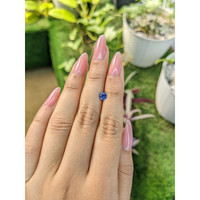0.52 Ct. Blue Sapphire from Ceylon (Sri Lanka) Life Style