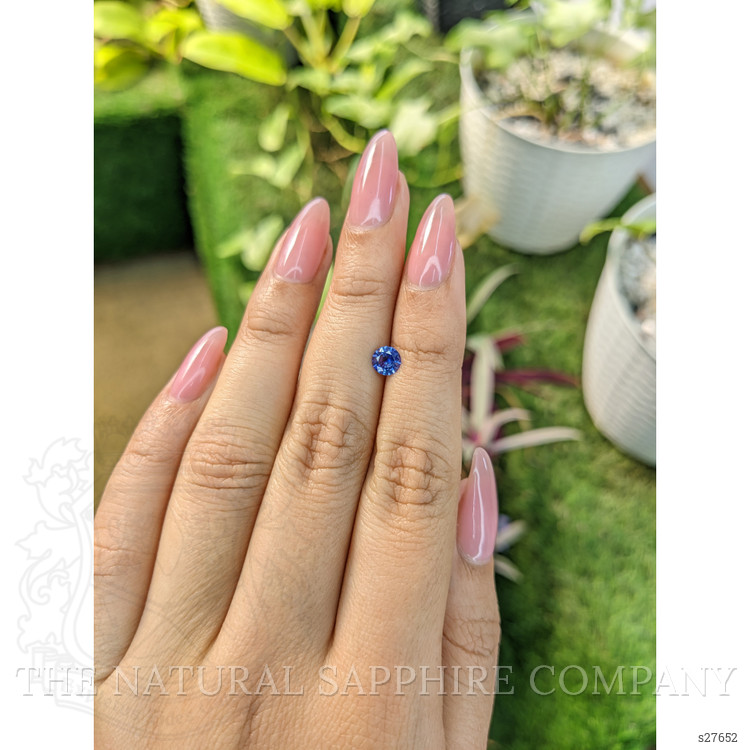 0.52 Ct. Blue Sapphire from Ceylon (Sri Lanka)