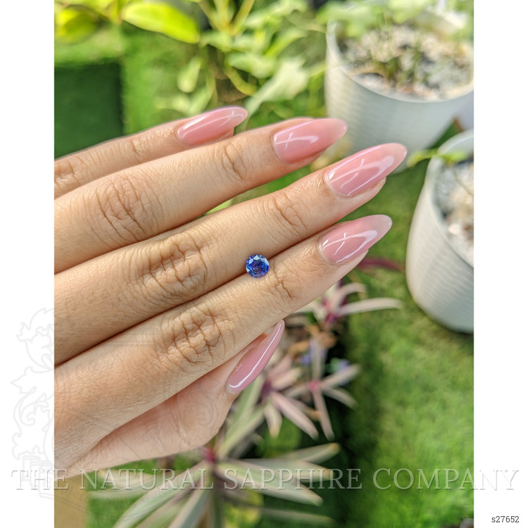 0.52 Ct. Blue Sapphire from Ceylon (Sri Lanka)