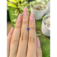 0.67 Ct. Blue Sapphire from Ceylon (Sri Lanka) Life Style