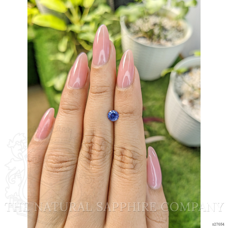 0.67 Ct. Blue Sapphire from Ceylon (Sri Lanka)