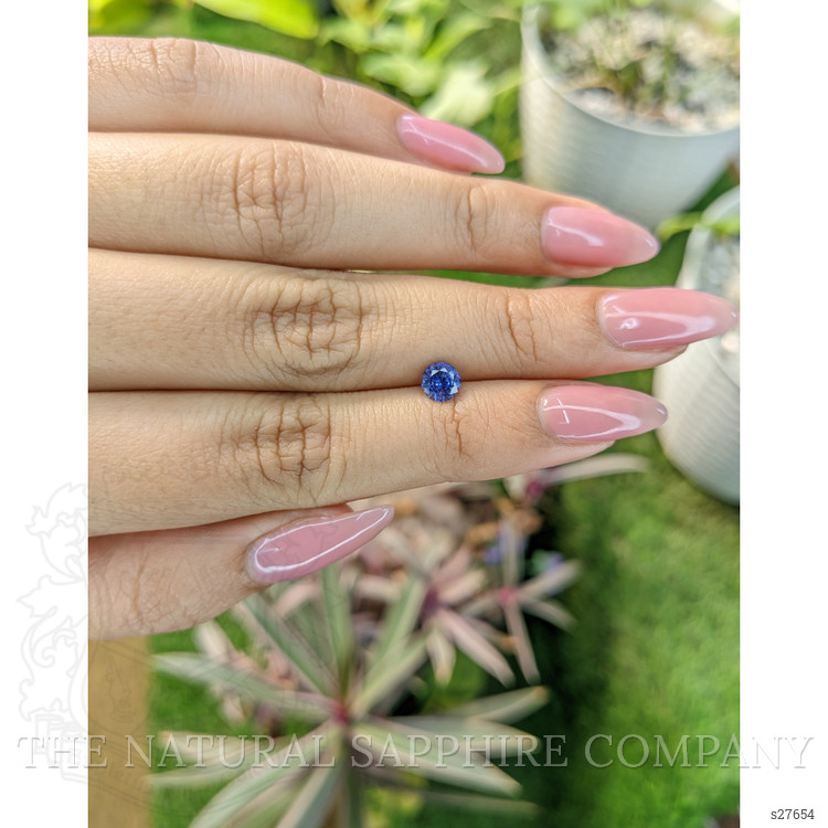 0.67 Ct. Blue Sapphire from Ceylon (Sri Lanka)