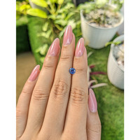 0.64 Ct. Blue Sapphire from Ceylon (Sri Lanka) Life Style