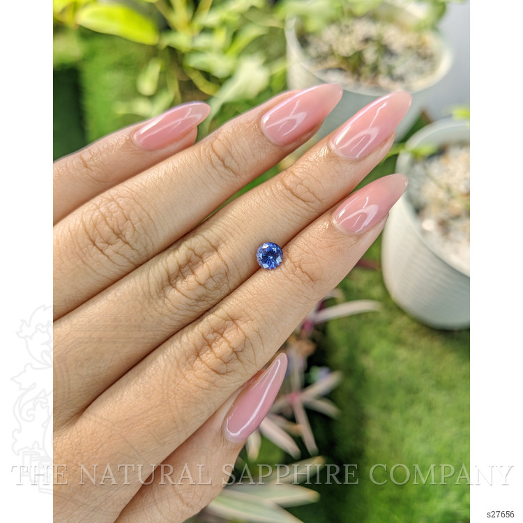 0.78 Ct. Blue Sapphire from Ceylon (Sri Lanka)