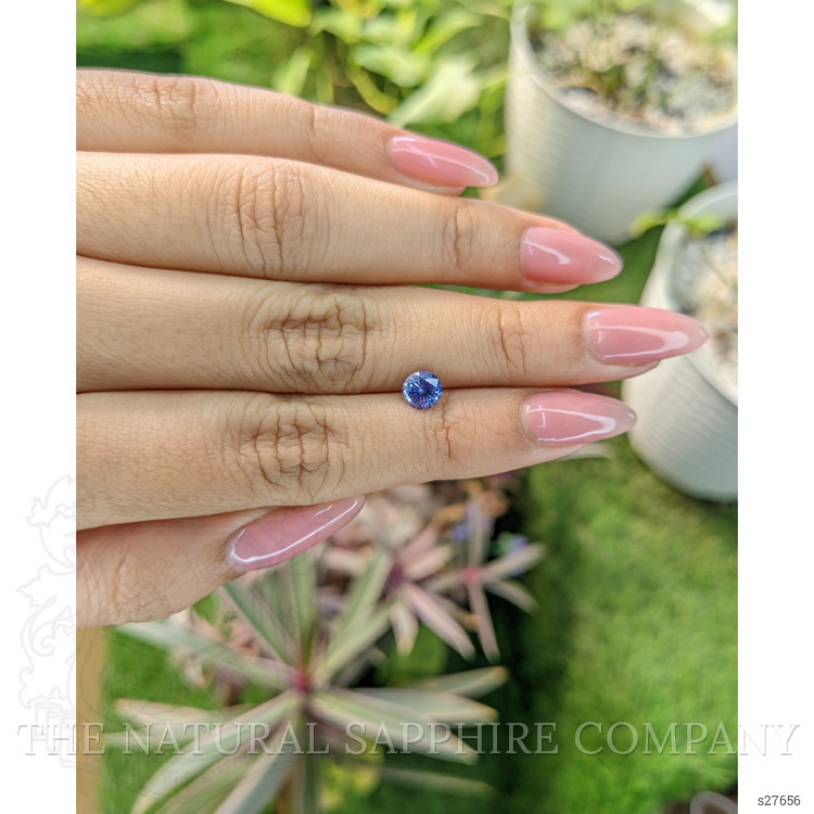 0.78 Ct. Blue Sapphire from Ceylon (Sri Lanka)