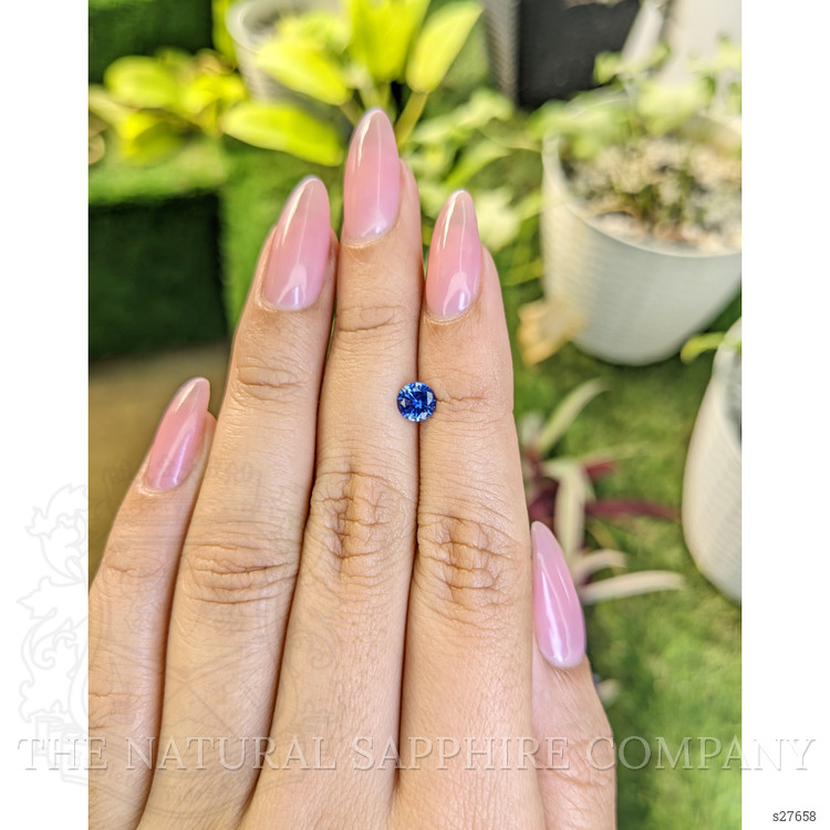 0.60 Ct. Blue Sapphire from Ceylon (Sri Lanka)