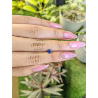 0.59 Ct. Blue Sapphire from Ceylon (Sri Lanka) Life Style
