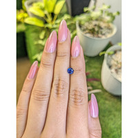 0.66 Ct. Blue Sapphire from Ceylon (Sri Lanka) Life Style