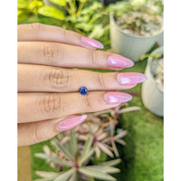 0.66 Ct. Blue Sapphire from Ceylon (Sri Lanka) Life Style