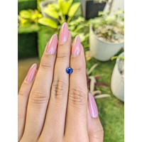 0.75 Ct. Blue Sapphire from Ceylon (Sri Lanka) Life Style