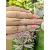 0.76 Ct. Blue Sapphire from Ceylon (Sri Lanka) Life Style