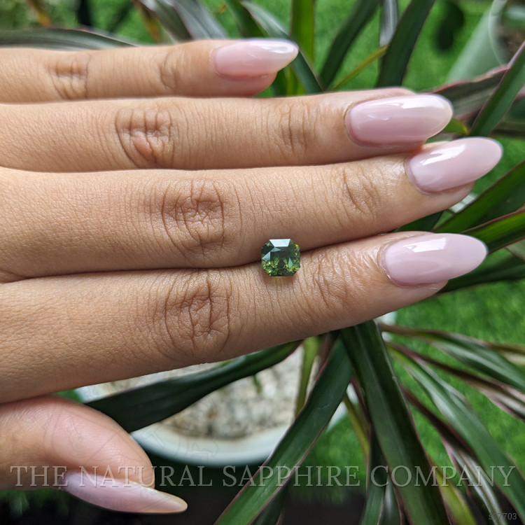 2.01 Ct. Yellowish Green Sapphire from Madagascar