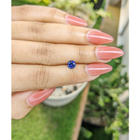 0.71 Ct. Blue Sapphire from Ceylon (Sri Lanka) Life Style
