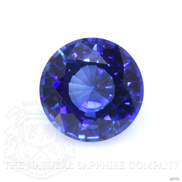 0.74 Ct. Purplish Blue Sapphire from Ceylon (Sri Lanka)