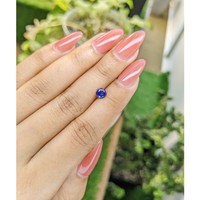 0.74 Ct. Purplish Blue Sapphire from Ceylon (Sri Lanka) Life Style