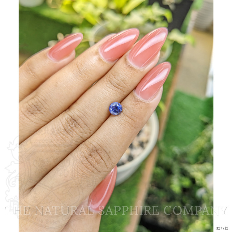 0.94 Ct. Blue Sapphire from Ceylon (Sri Lanka)