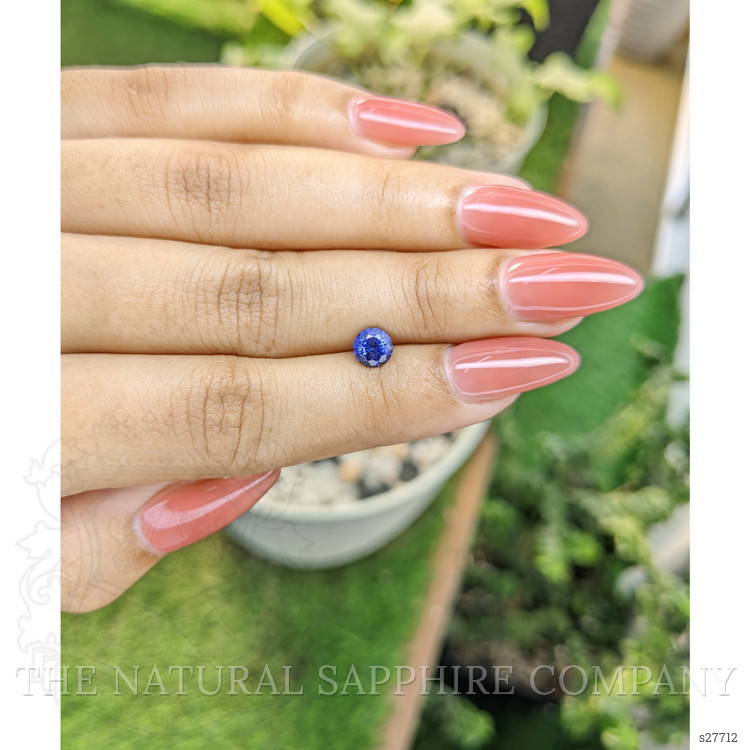 0.94 Ct. Blue Sapphire from Ceylon (Sri Lanka)