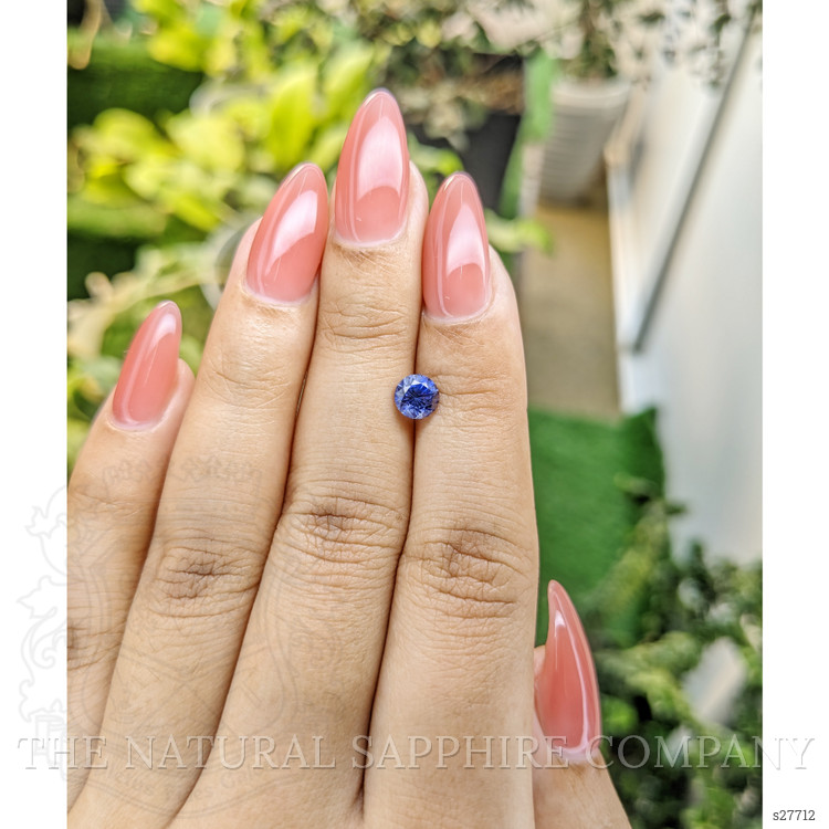 0.94 Ct. Blue Sapphire from Ceylon (Sri Lanka)