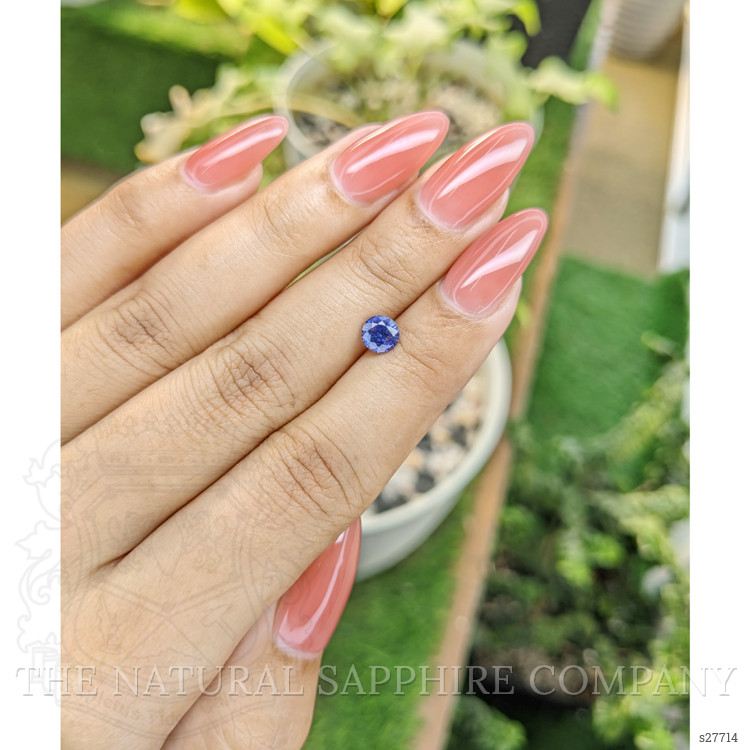 0.92 Ct. Blue Sapphire from Ceylon (Sri Lanka)