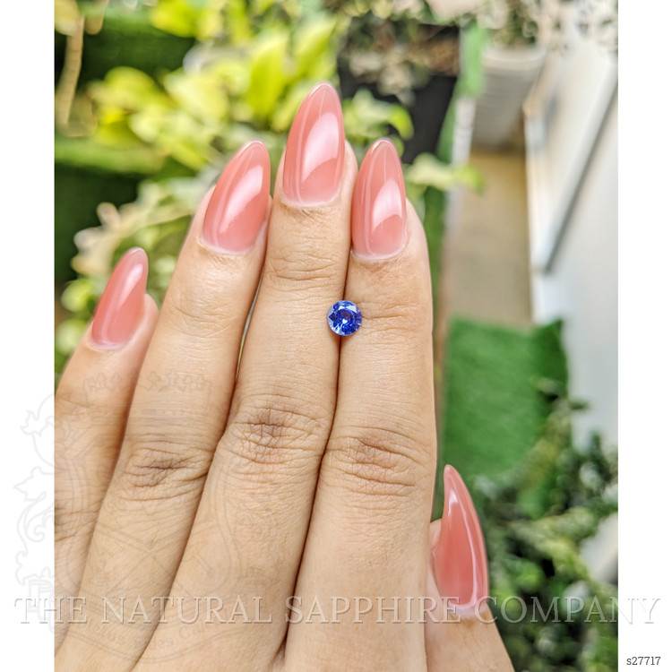 0.60 Ct. Blue Sapphire from Ceylon (Sri Lanka)