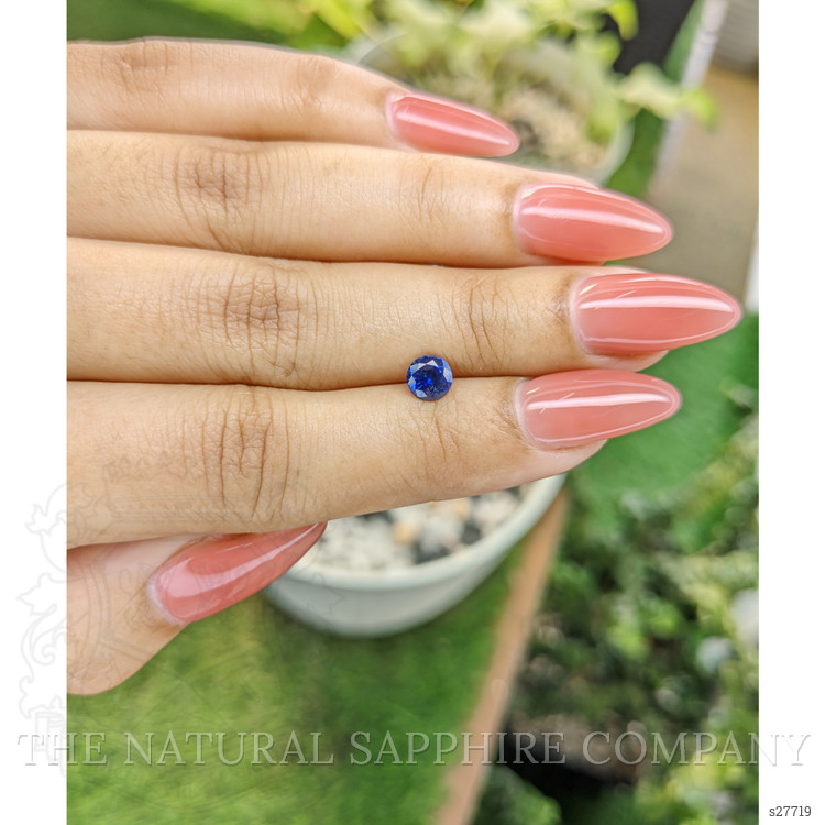 0.71 Ct. Blue Sapphire from Ceylon (Sri Lanka)