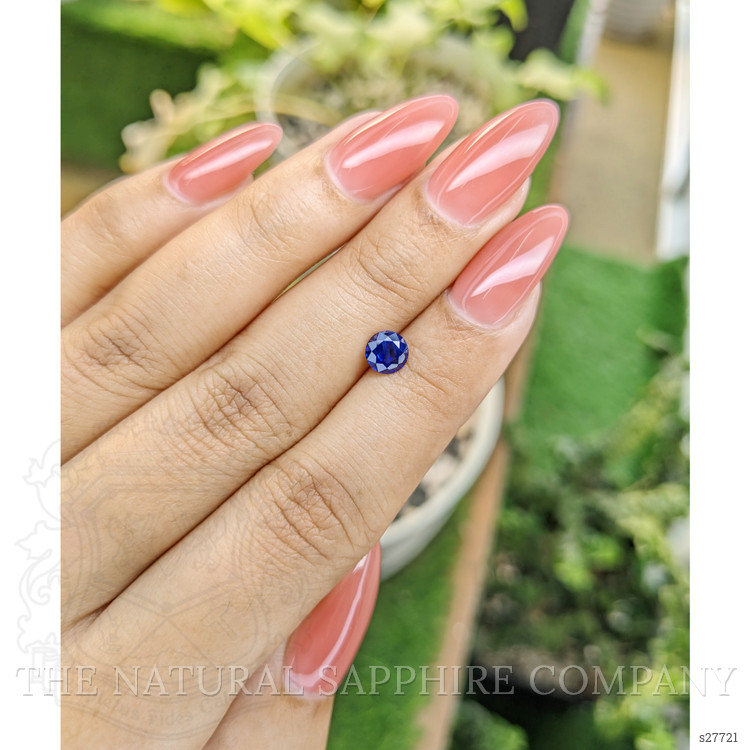 0.78 Ct. Blue Sapphire from Ceylon (Sri Lanka)
