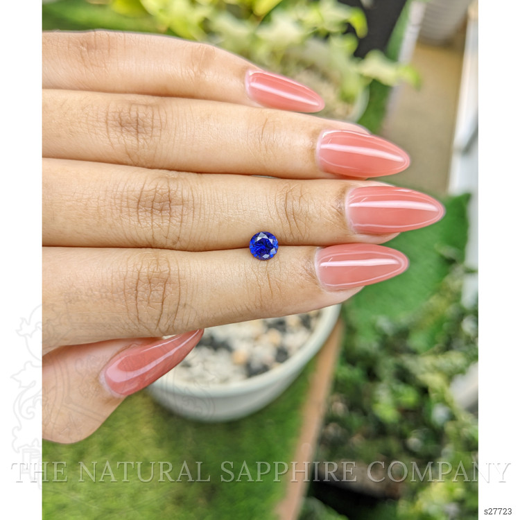 0.96 Ct. Blue Sapphire from Ceylon (Sri Lanka)