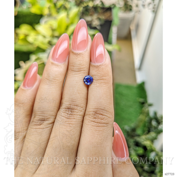 0.96 Ct. Blue Sapphire from Ceylon (Sri Lanka)