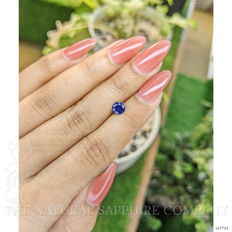 0.75 Ct. Blue Sapphire from Ceylon (Sri Lanka)