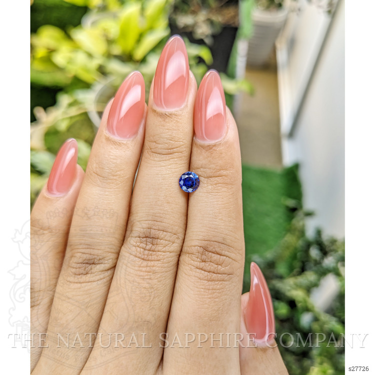 0.73 Ct. Blue Sapphire from Ceylon (Sri Lanka)