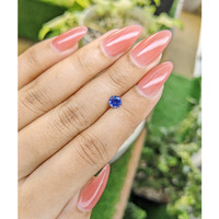 0.69 Ct. Blue Sapphire from Ceylon (Sri Lanka) Life Style