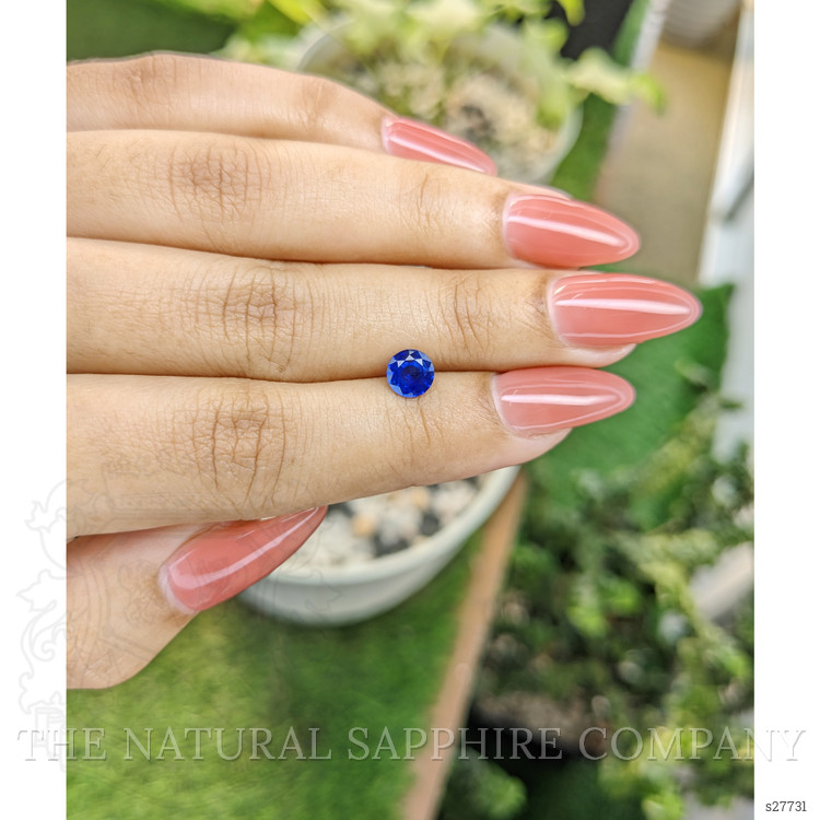0.86 Ct. Blue Sapphire from Ceylon (Sri Lanka)