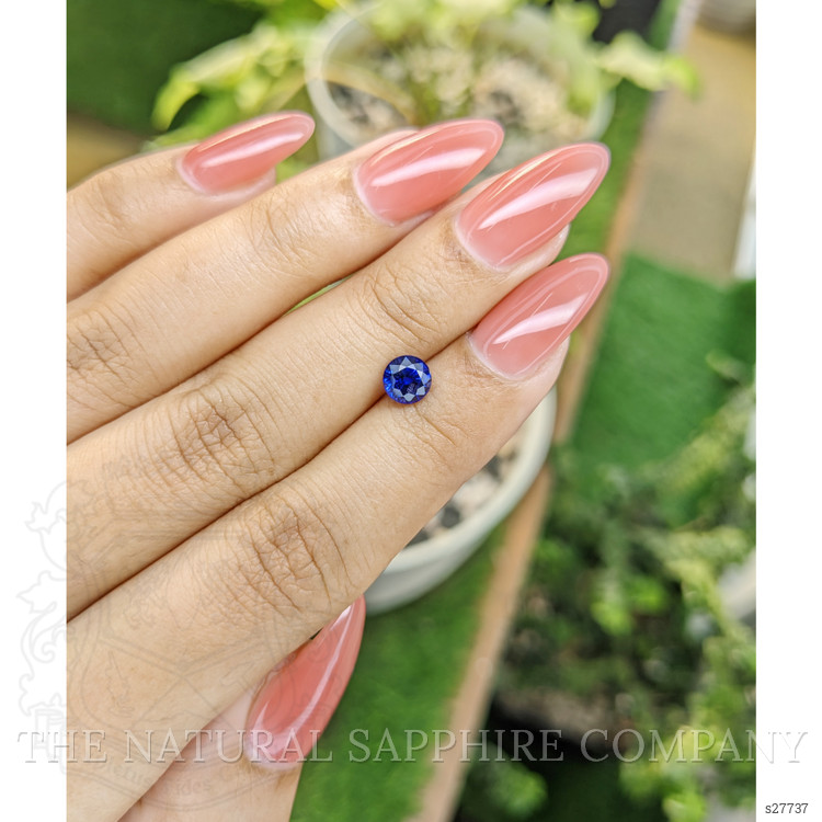 0.99 Ct. Blue Sapphire from Ceylon (Sri Lanka)