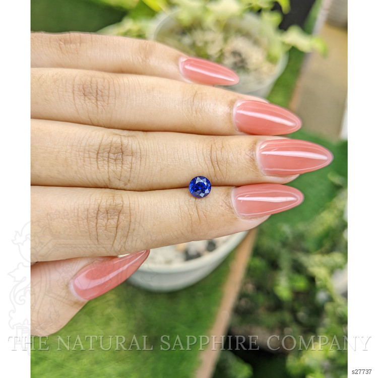 0.99 Ct. Blue Sapphire from Ceylon (Sri Lanka)