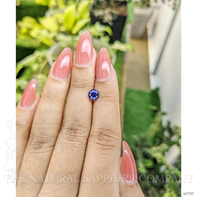 0.99 Ct. Blue Sapphire from Ceylon (Sri Lanka)